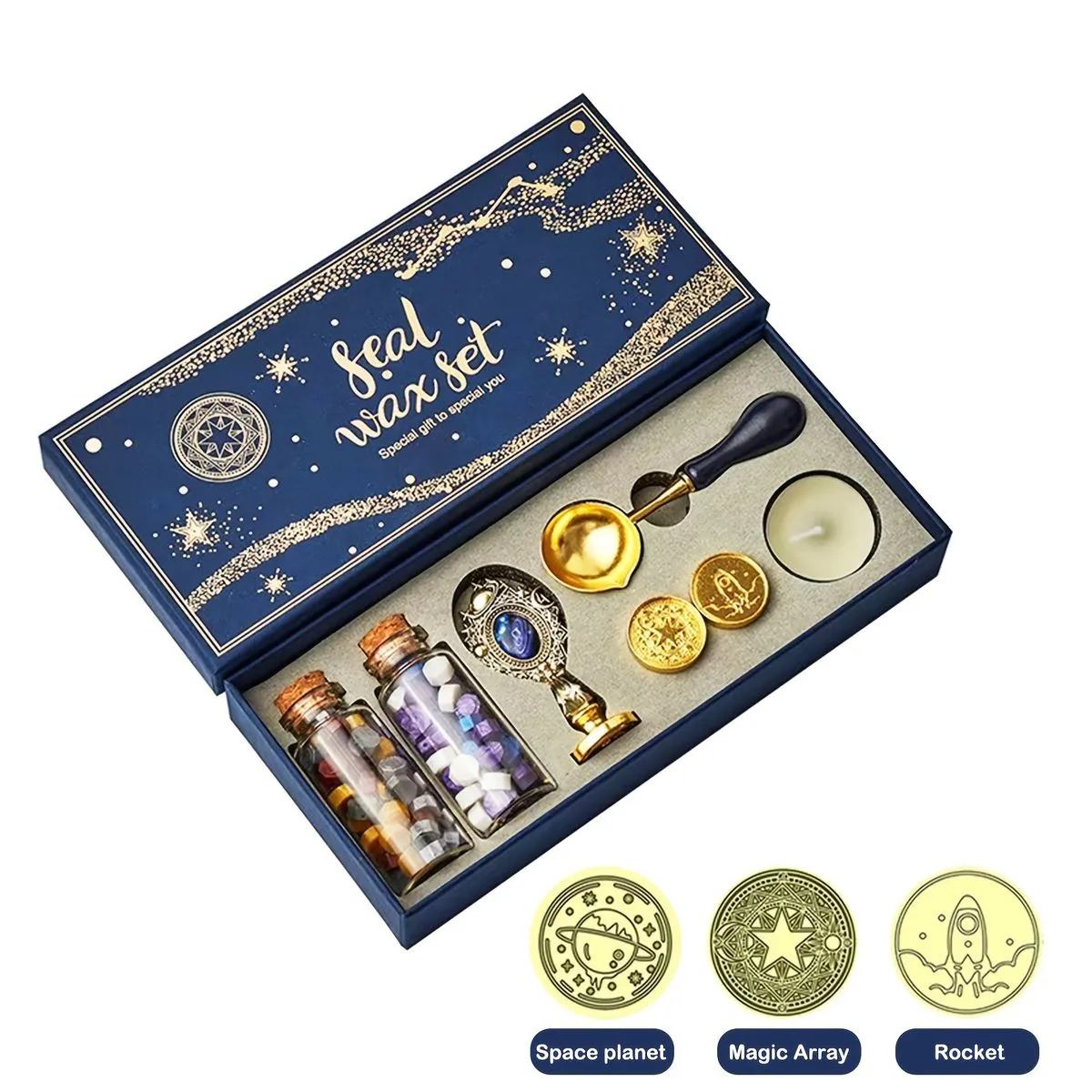 Wax-Seal Stamp Kit With Gift Box