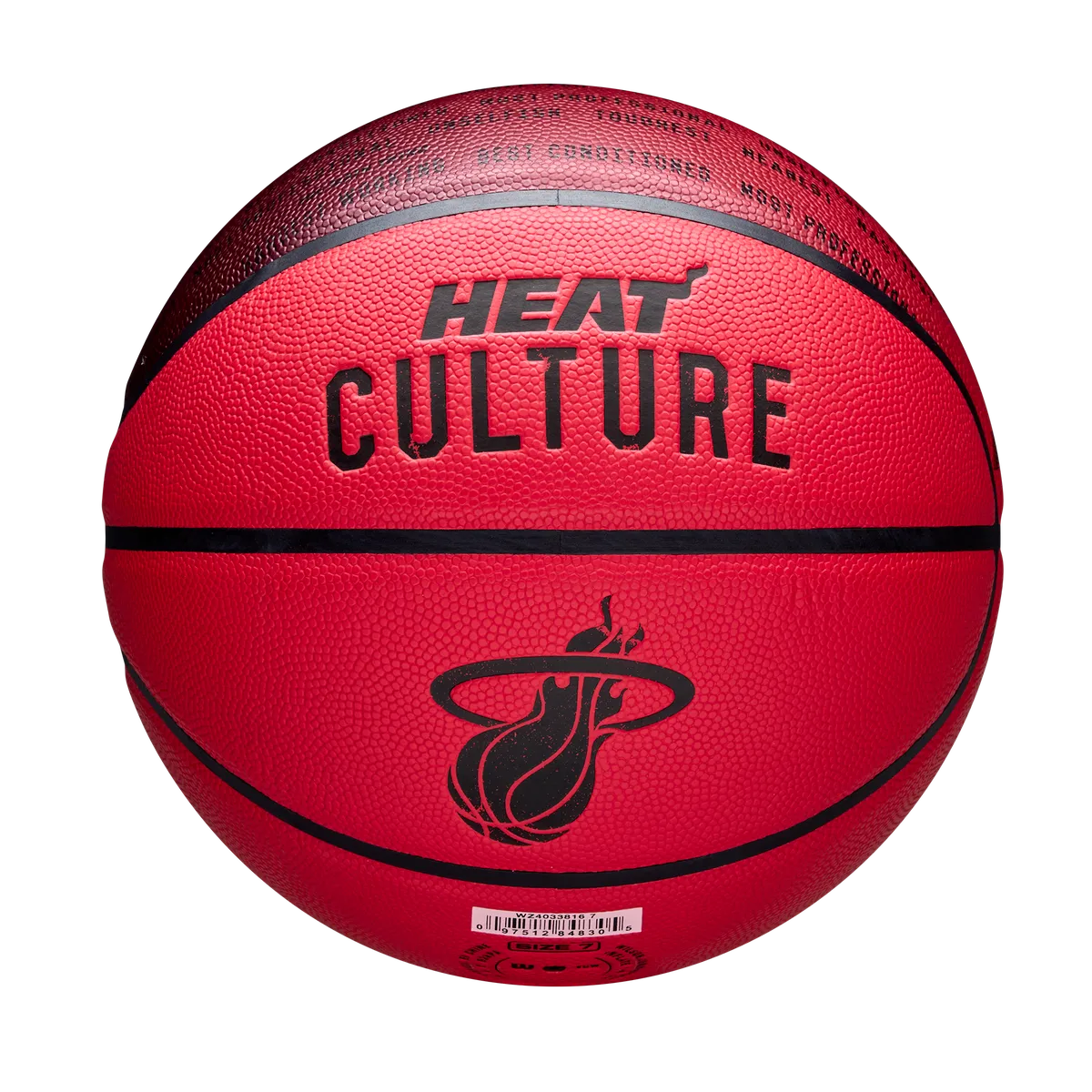 Wilson NBA Team City Edition Collector Basketball - Heat Culture