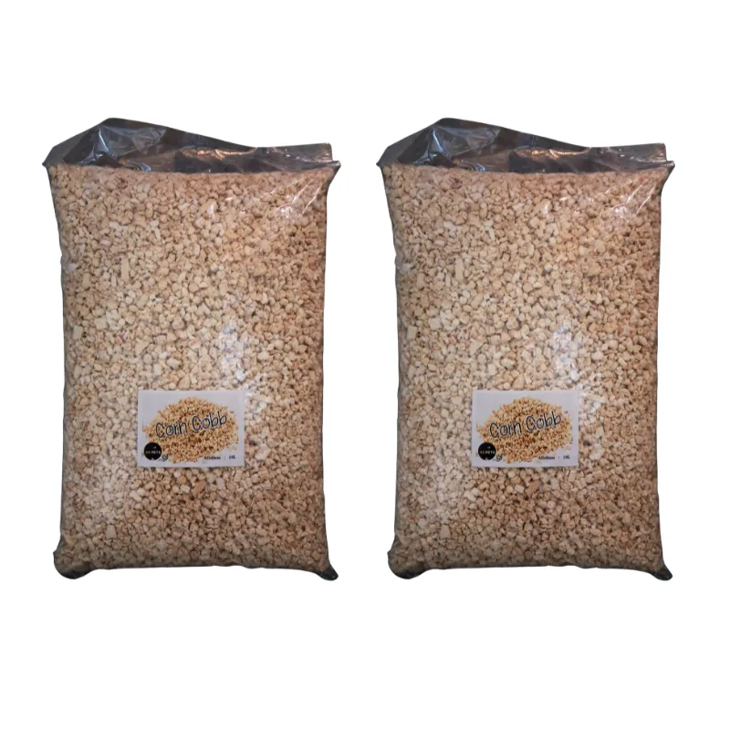 Corn Cobb Bedding Double Pack - 100% Natural, Dust-Free (2 × 10L)