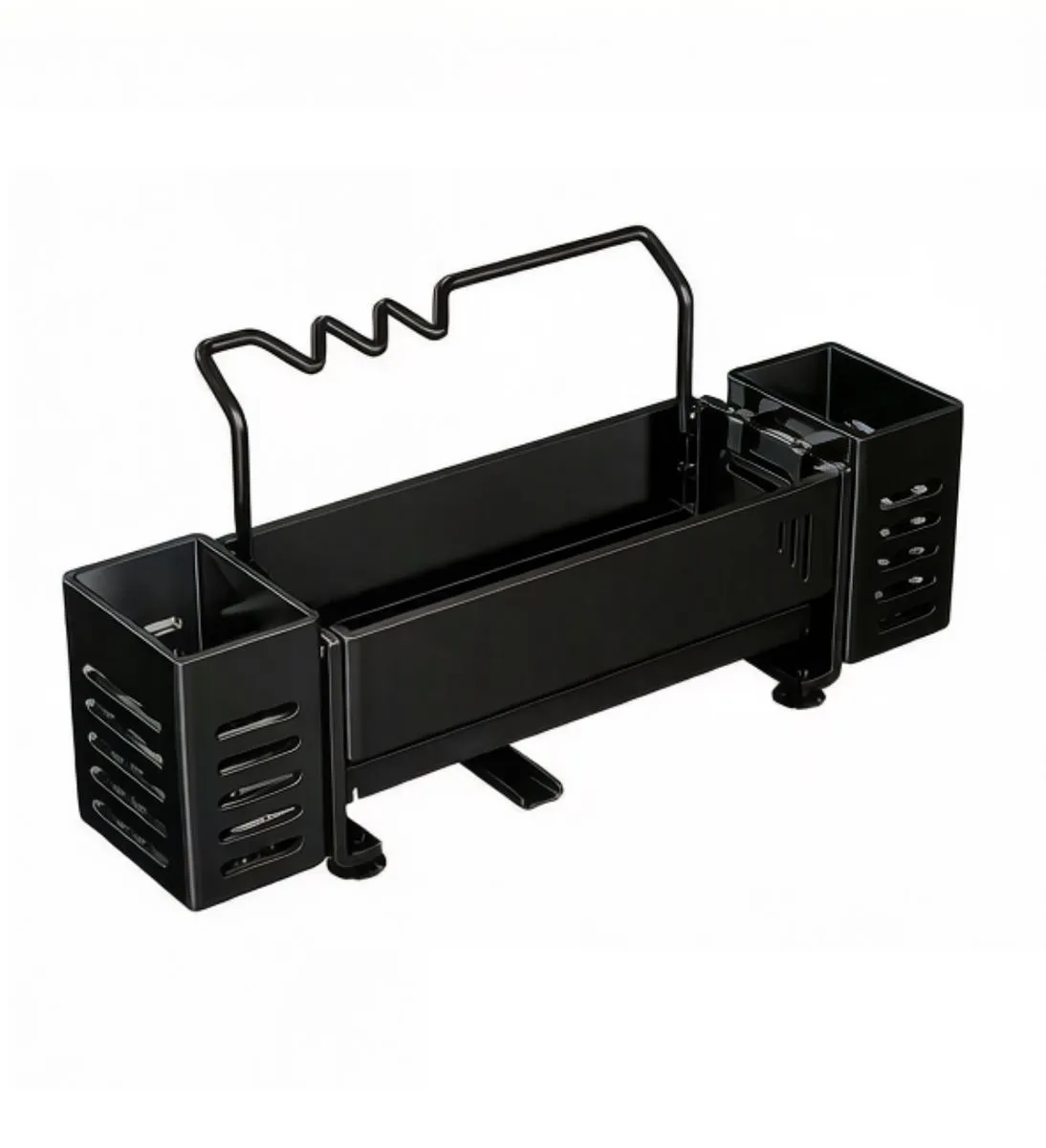 Multifunctional Kitchen Sink Drain Rack Made Of Metal