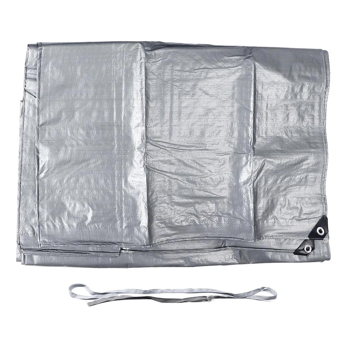13.12x19.69ft Silver Heatproof Poly Tarp