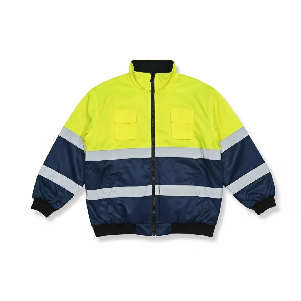 Hurricane Two Tone Bunny Jacket-Front Pockets