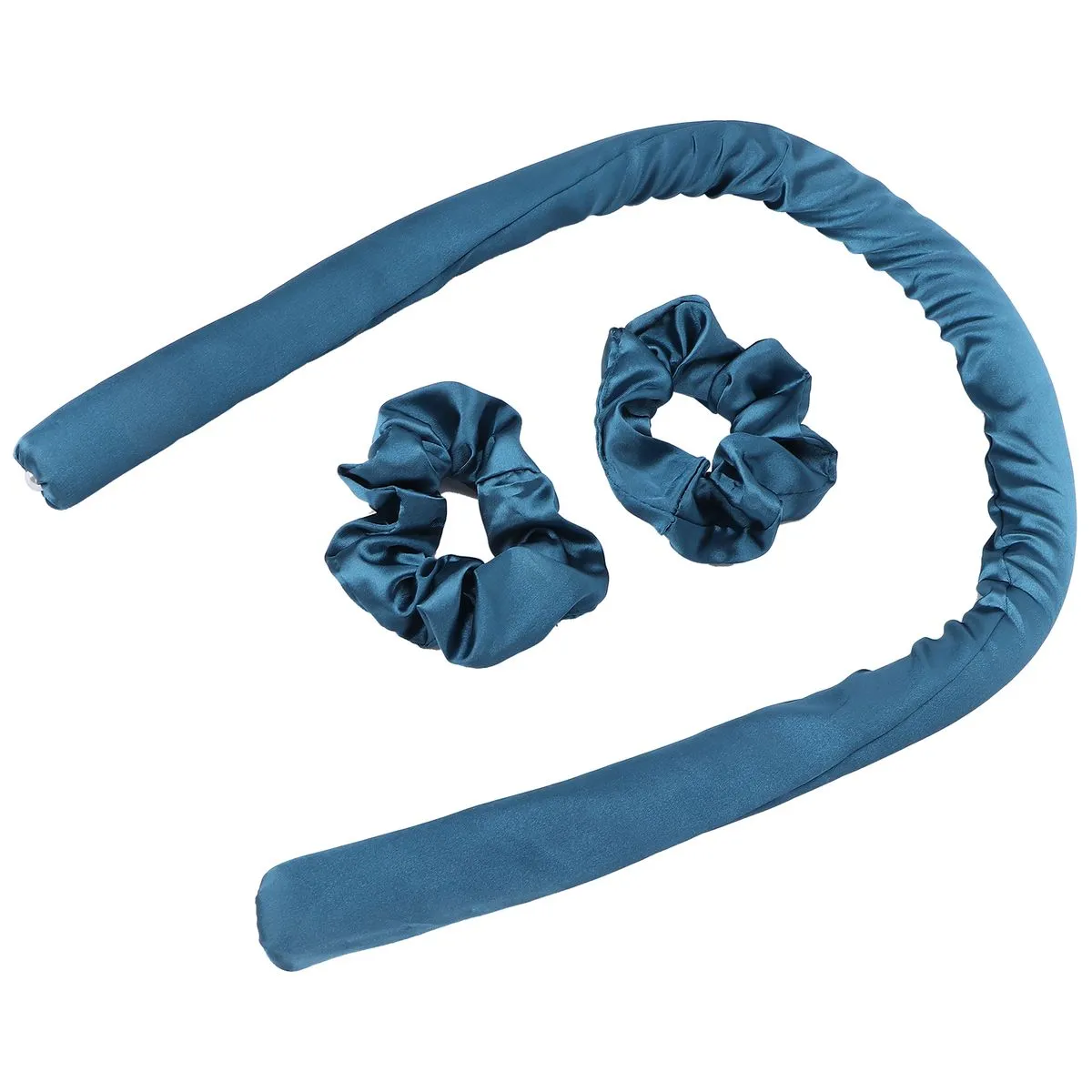 Heatless Curling Rod Foam Hair Roller Dark Blue