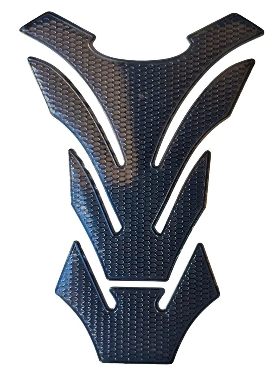 OMS Motorcycle Tank Pad Protector V Shape - Black