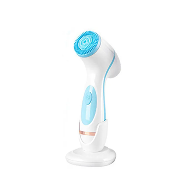 Ultrasonic Facial Cleanser, Silicone Face Brush, Waterproof Cleaning