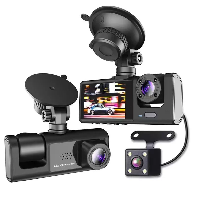 Dash Camera for Cars WIFI HD1080P Clear Three-Lens FHD Dash Cam