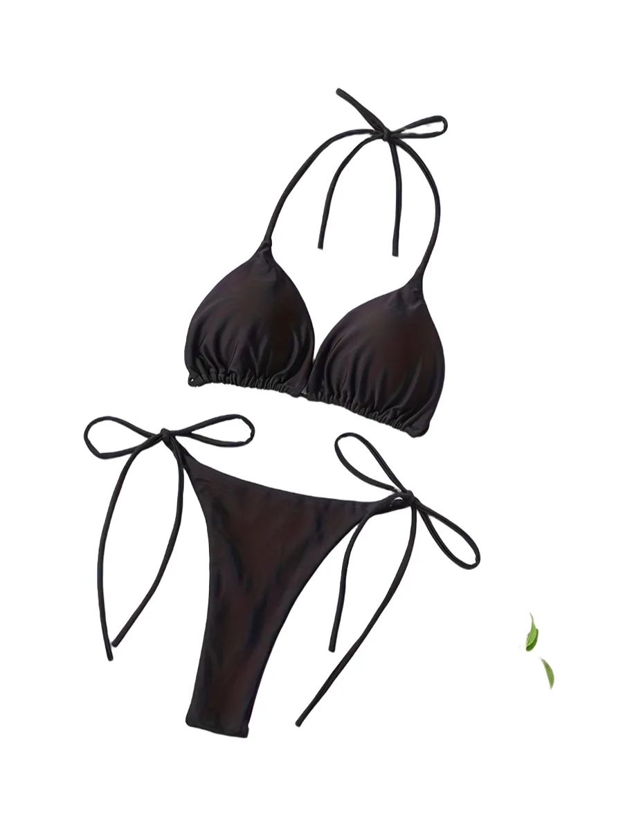 Strapless Bra, V-Shape Bottom, Women's Swimsuits and Clothing