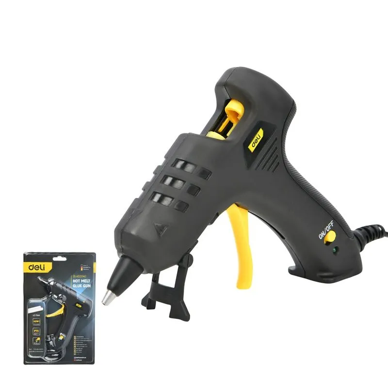 Deli Hot Melt Glue Gun 40W with 2pcs Glue stick