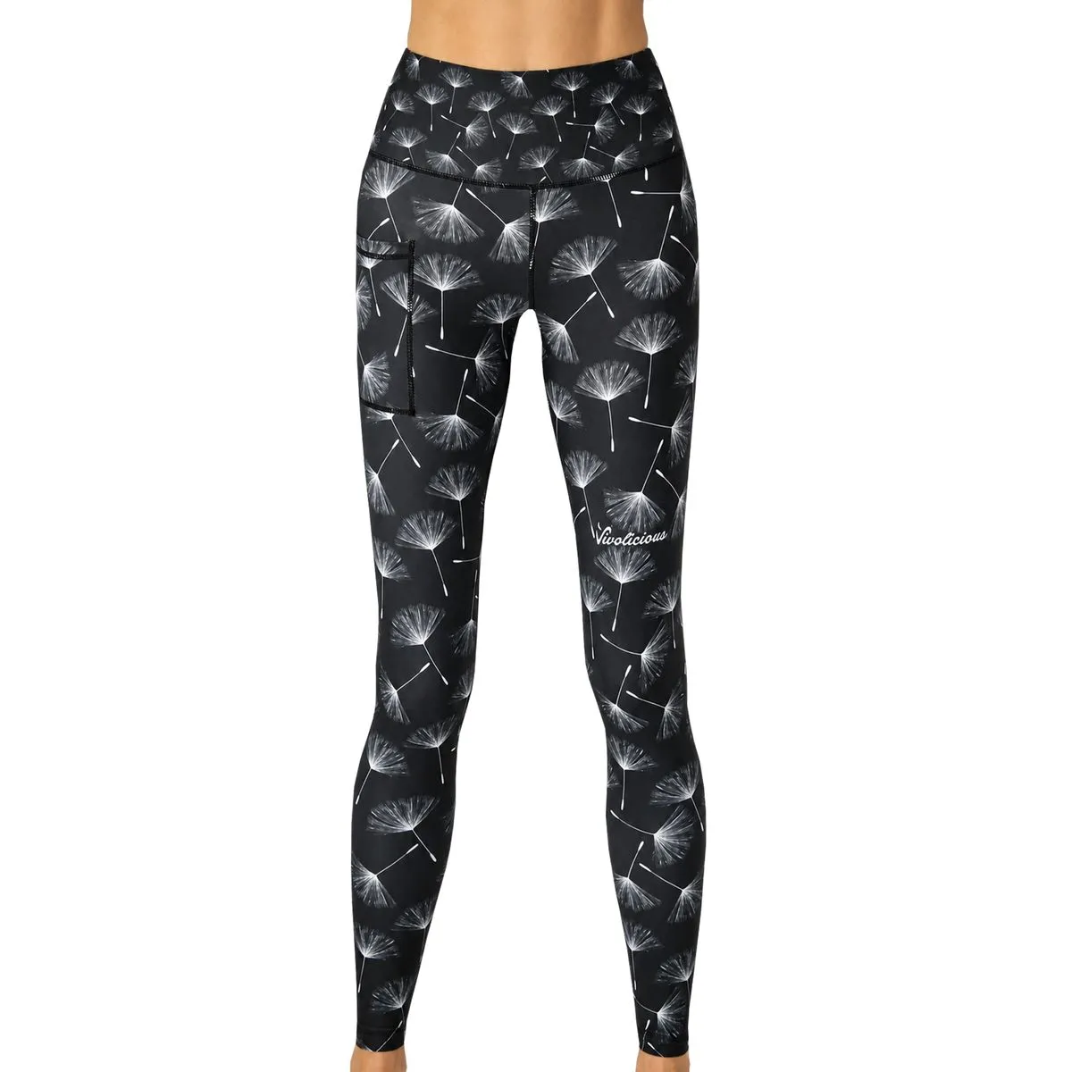 VIVOLICIOUS Tech Tights II Women's High-Waist Run & Gym Leggings DANDELION