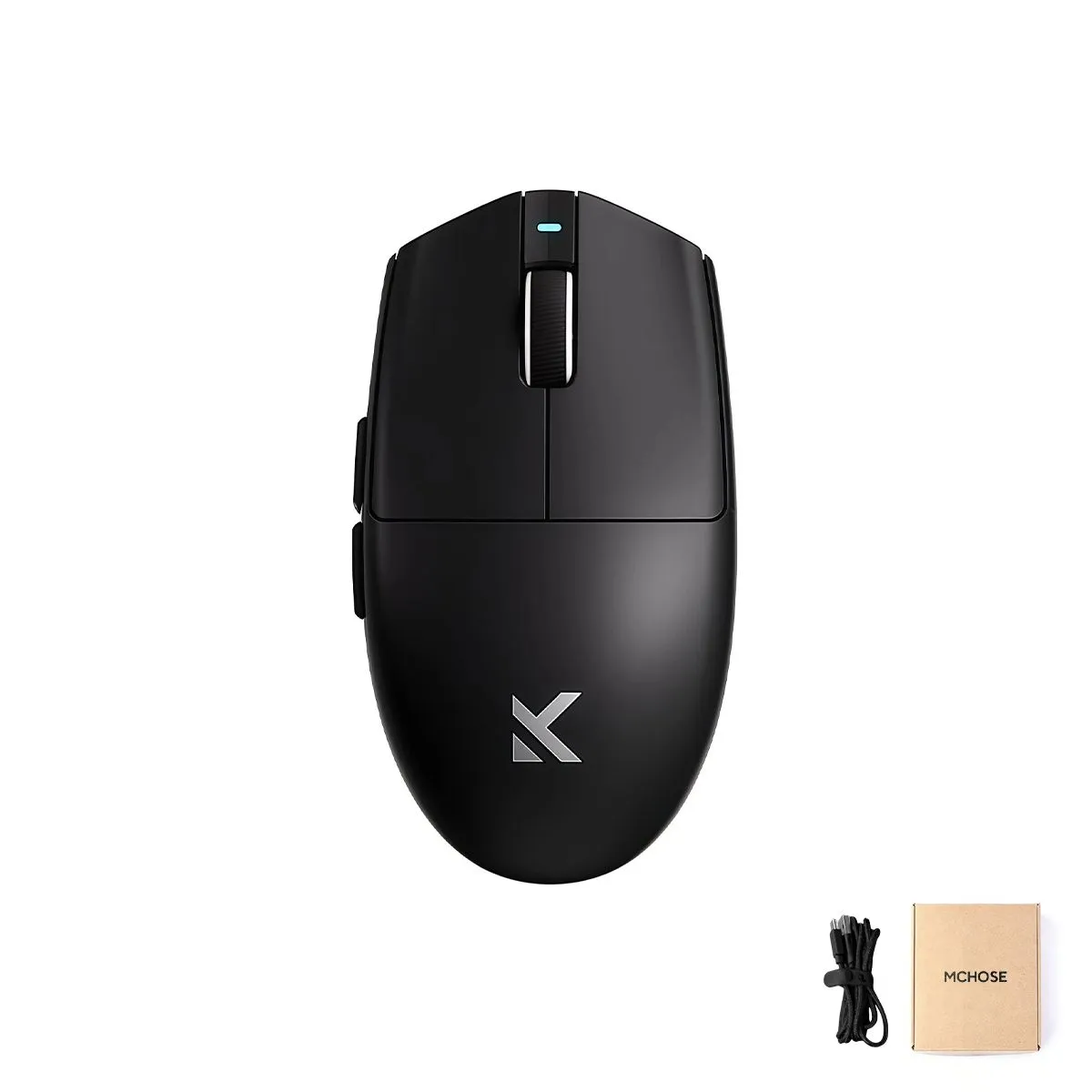 MCHOSE - G3V2 Computer Wireless Mouse for Laptop 26K DPI,2.4GHz/BT/Wired - Black