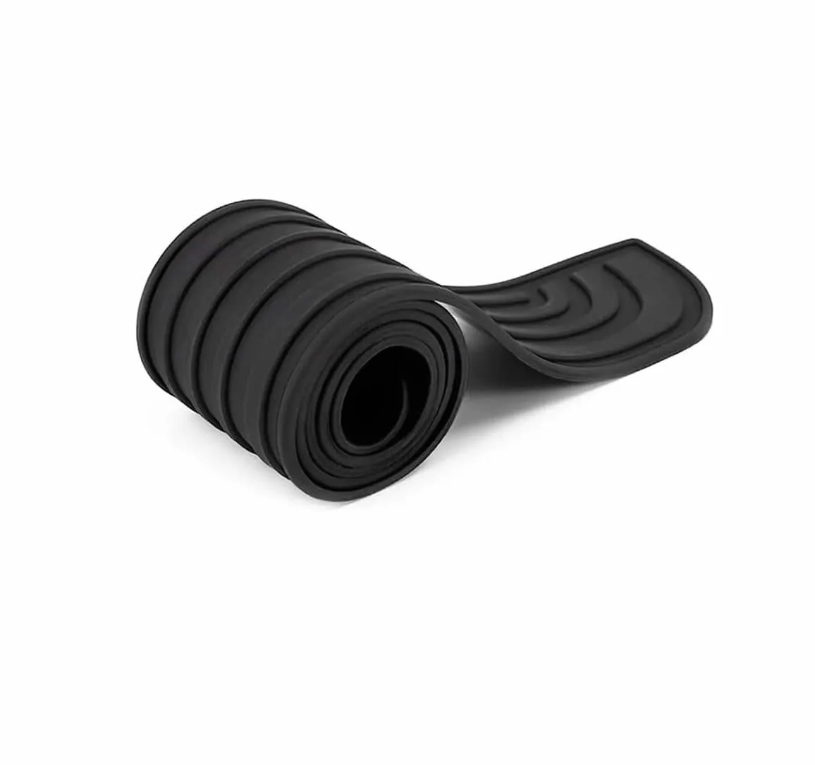 Car Rear Bumper Protector Guard, Anti-Scratch Collosion Rubber(41"x3.5") - Black