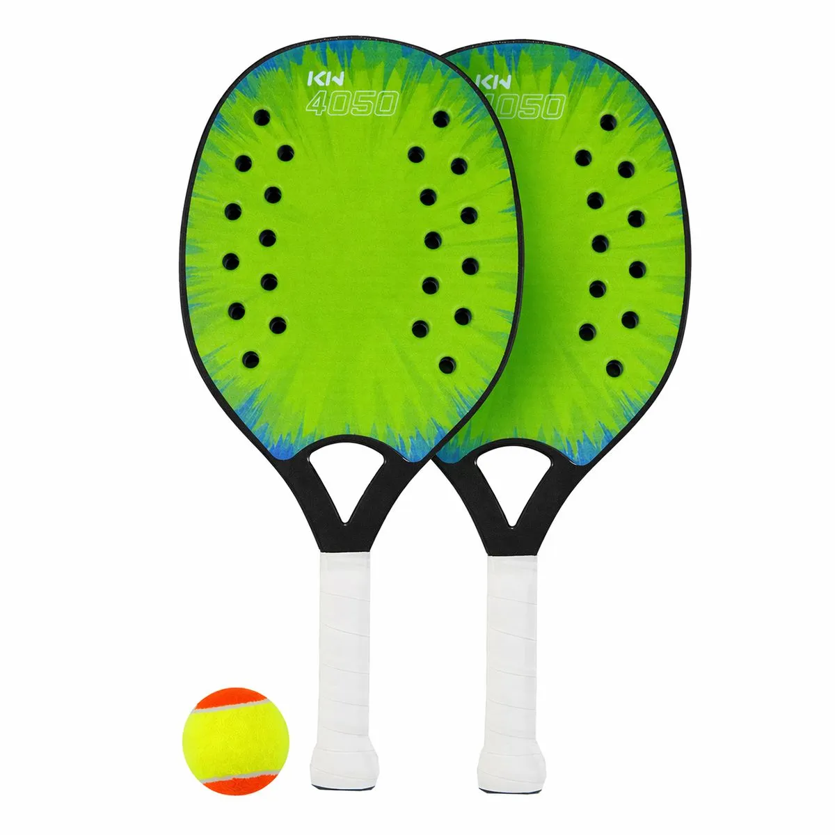 2pcs Beach Tennis Rackets Set Tennis Paddle with Ball Lightweight Outdoor