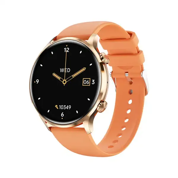 Stylish and Comfortable Silicon Strap Smartwatch - Orange