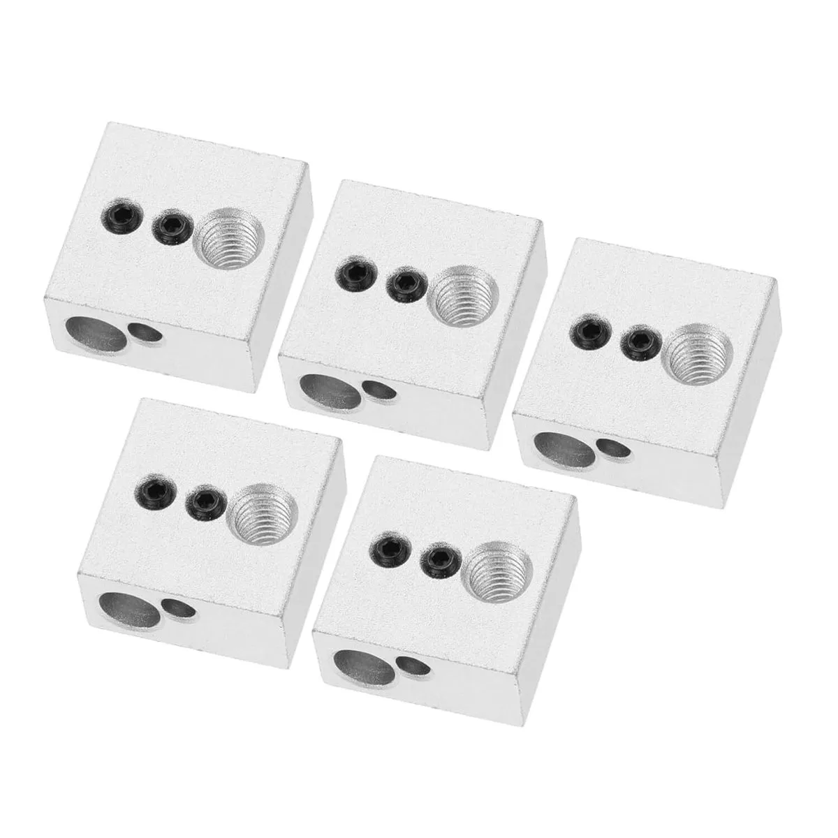 5pcs Printing Heater Block Extruder Heater Block Easy Maintenance Printer