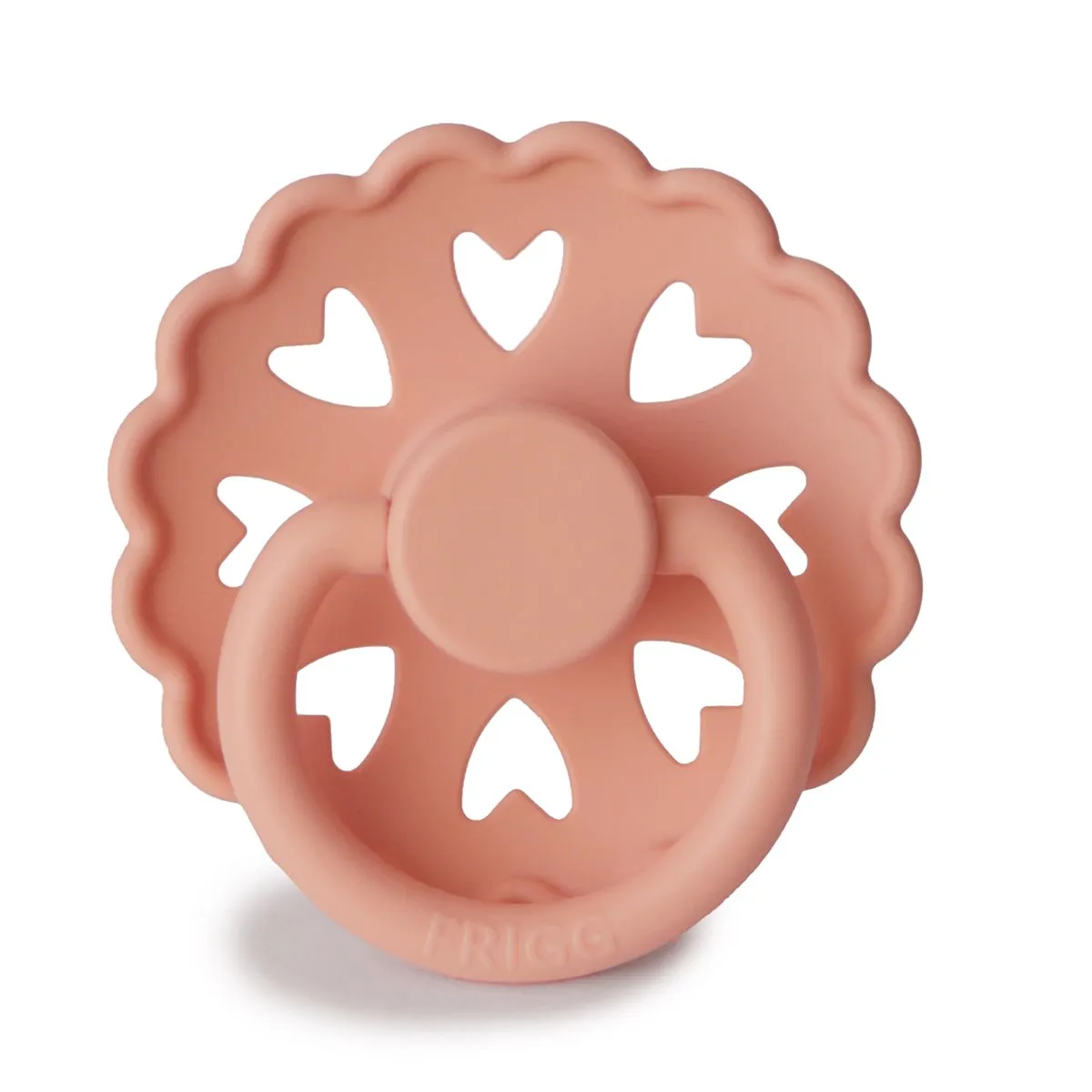 FRIGG 100% Natural Latex Pacifier Fairytale - Size 1 - The Princess and the Pea (Pretty in Peach)