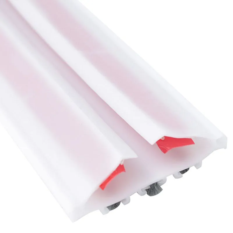 2pcs Wind Dust Blocker Insulator for Door & Windows 100cm Door Stopper Seal - White