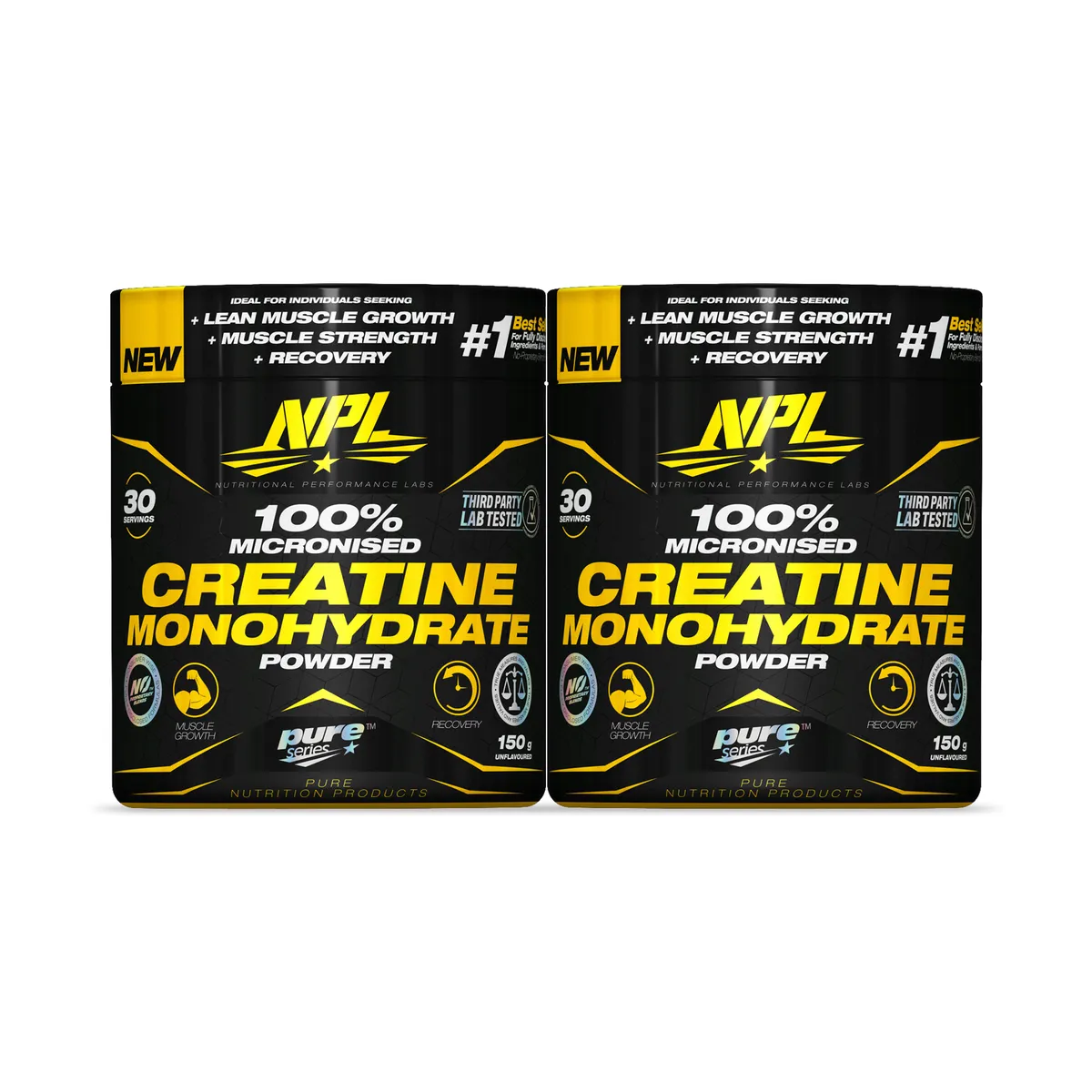 Nutritional Performance Labs Creatine Monohydrate - 150g + 150g