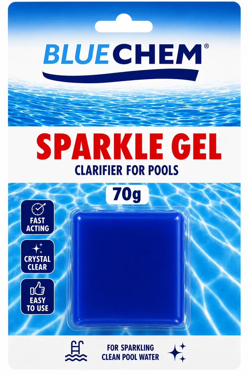 BLUECHEM Sparkle Gel 70g Pool Water Clarifier for Crystal Clear Pools