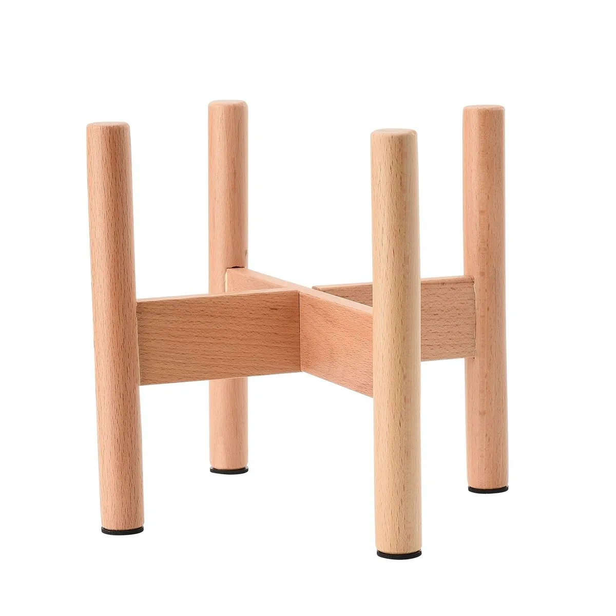 20cm Wood Floor Plant Stand