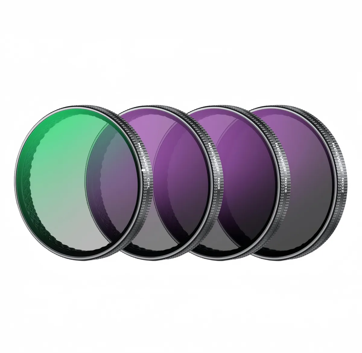 OQIMAX 4pcs Snap On Nd Filter Set Compatible With Dji Osmo Action 5 Pro/4/3