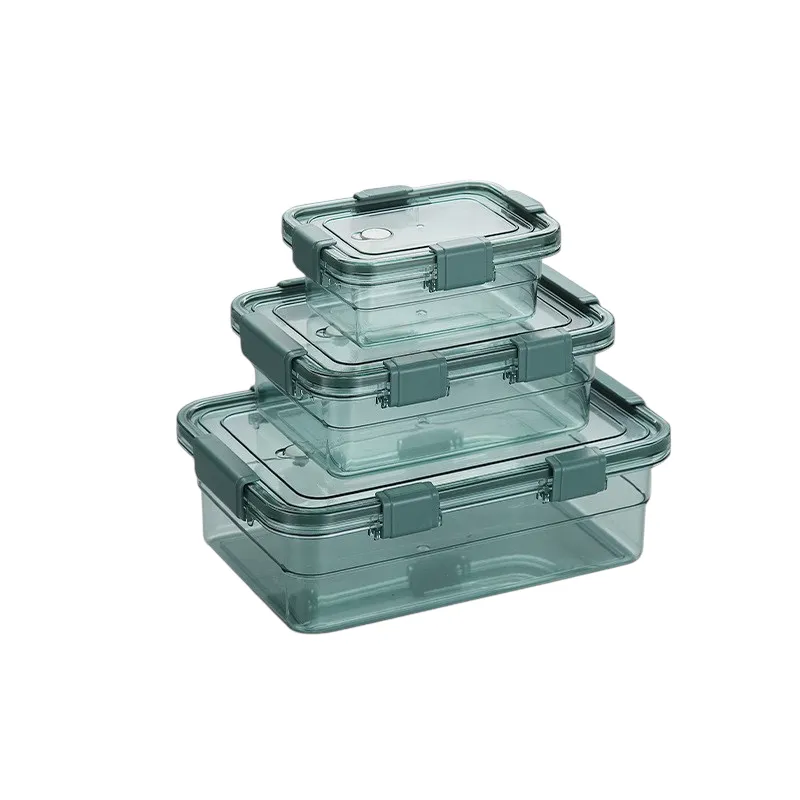 Multi-Size Food Storage Meal Prep Containers with Locking Lids - 3 Piece