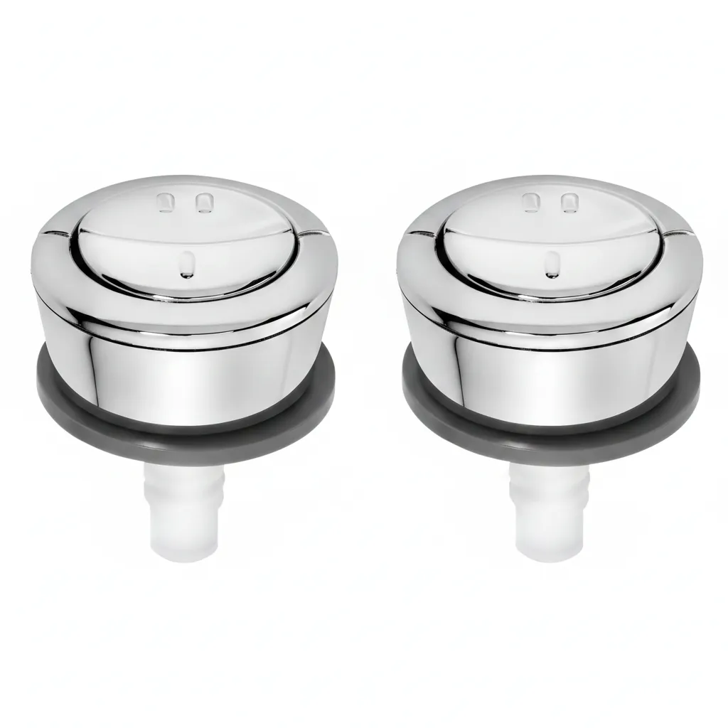 Dual Flush Button Set - 2 Piece for Toilet Cisterns - 2 Pack
