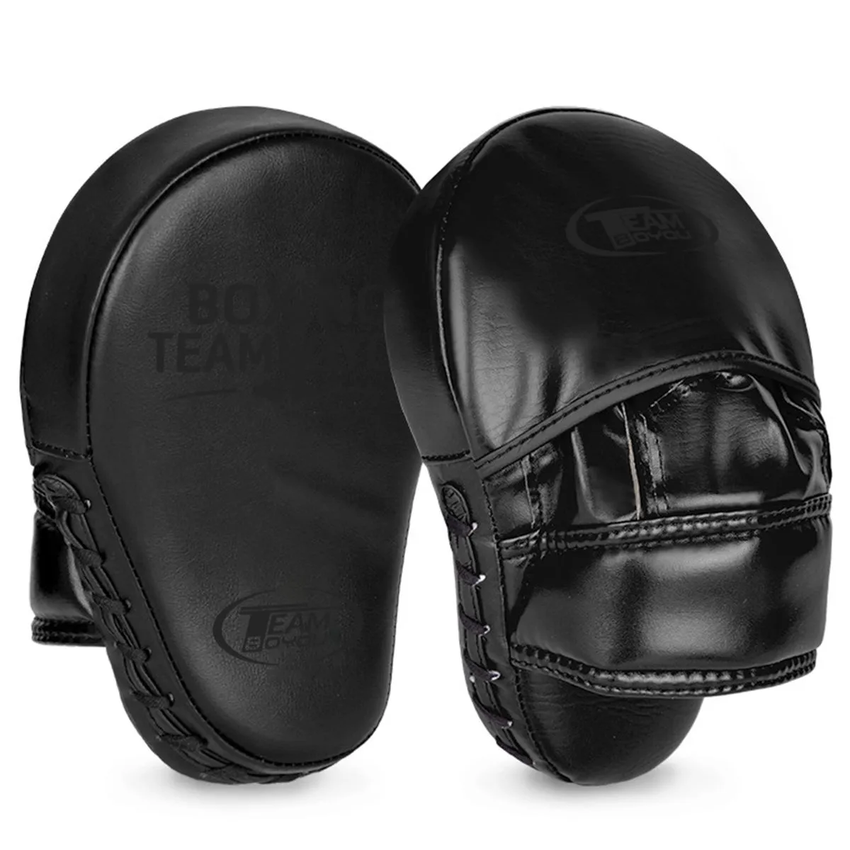Focus Punch Mitts Boxing Punch Mitts Boxing Training Hand Target Pad - Black