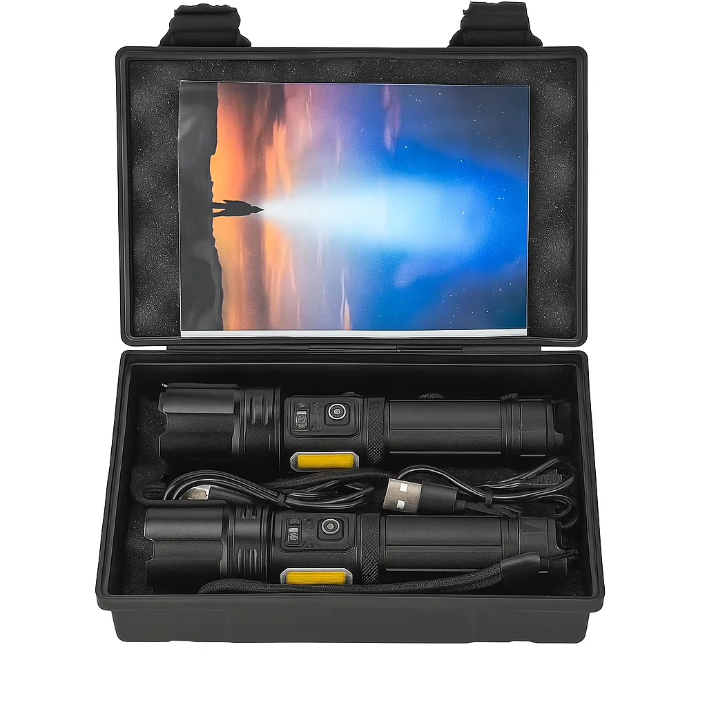 Flashlight LED Rechargeable Flashlights High Lumens