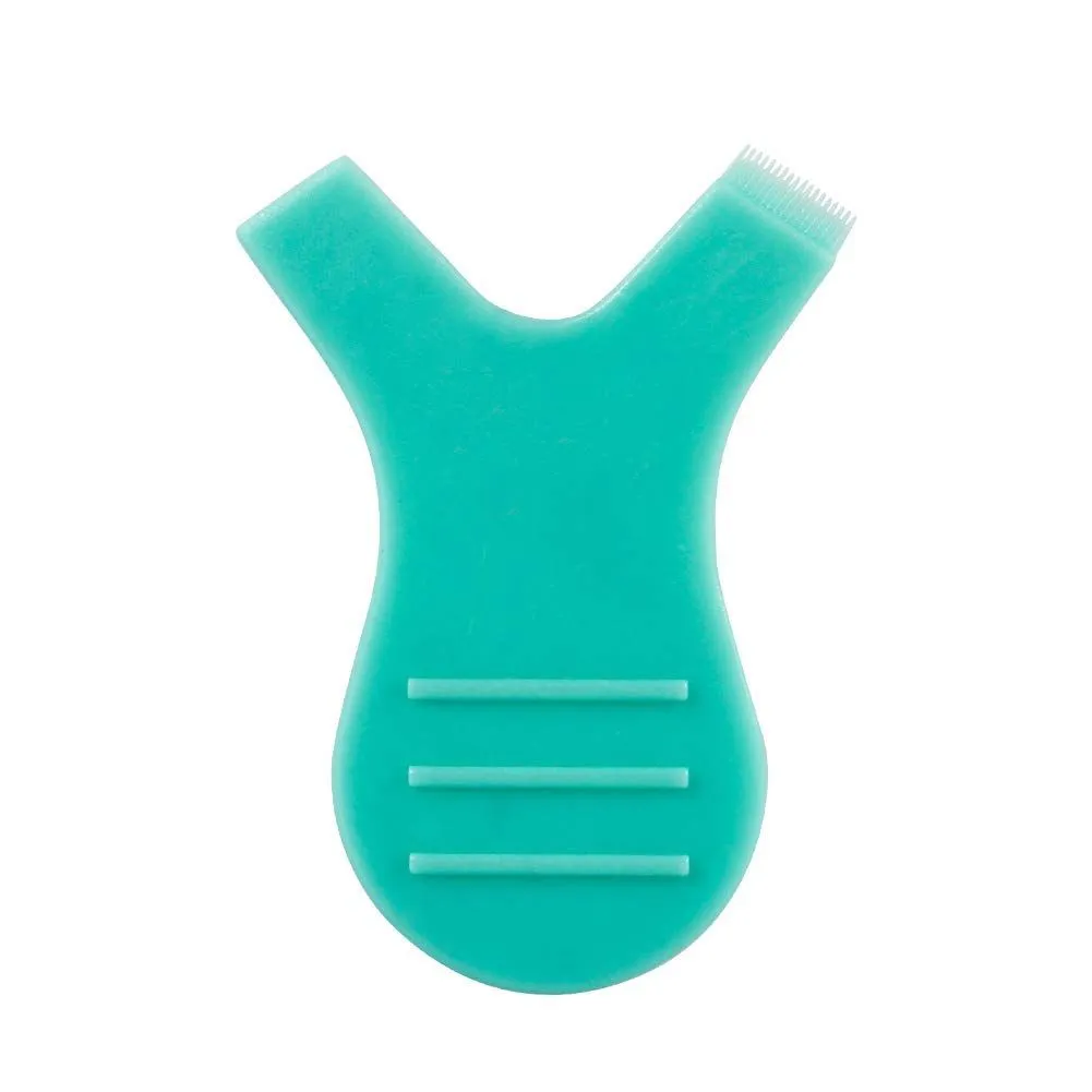 20 Pieces Y Lash Lift Tool Y Shape Eyelash Brush Comb - Green