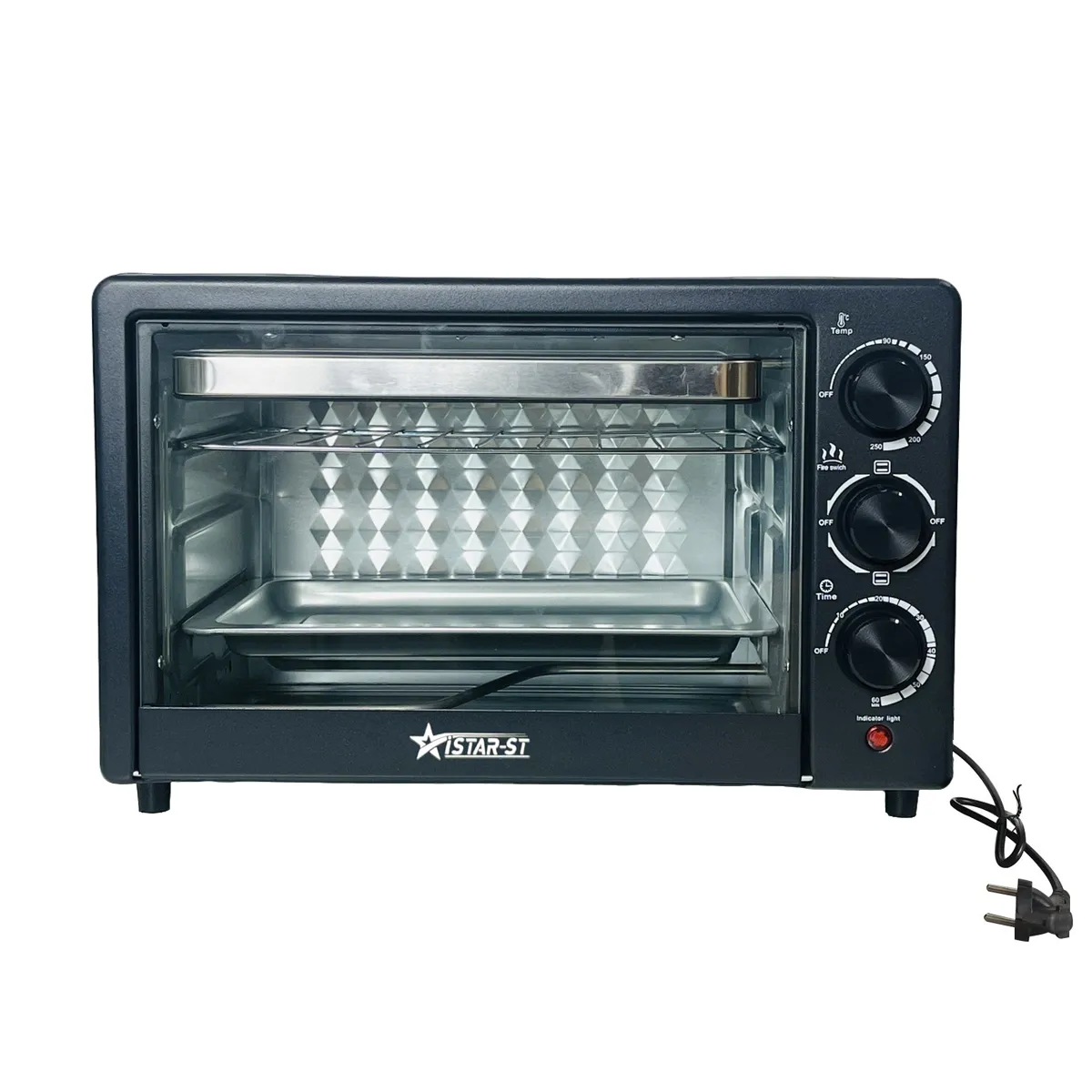 56L Large Capacity Electric Oven with Temperature Control and Timer