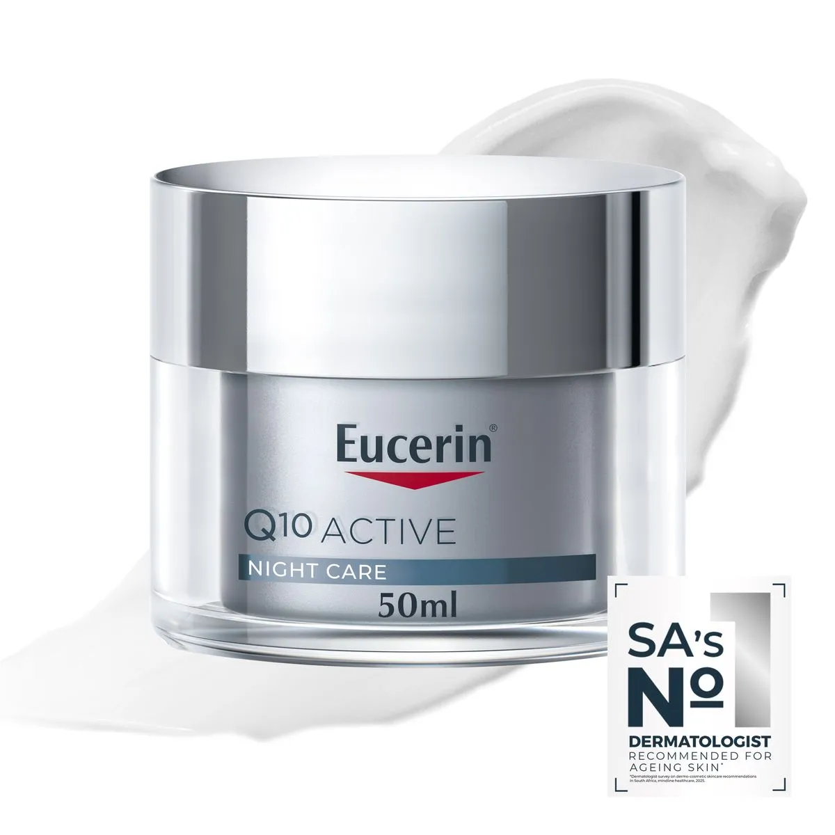 Eucerin Q10 Active Face Night Cream, Anti-Wrinkle, for Dry Skin, 50ml