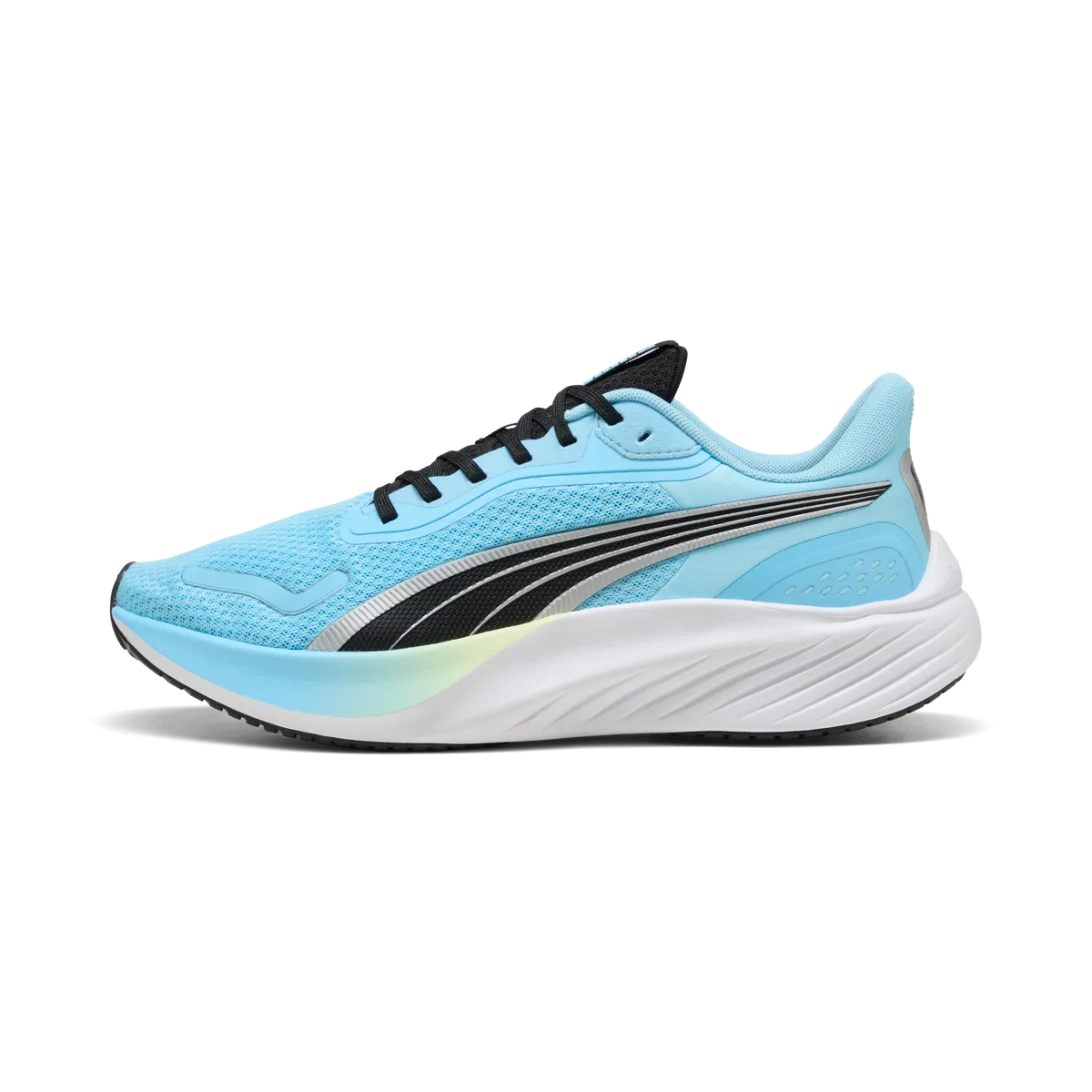 Puma Unisex Pounce Lite Road Running Shoes - Vibrant Blue/Black/White/Apple