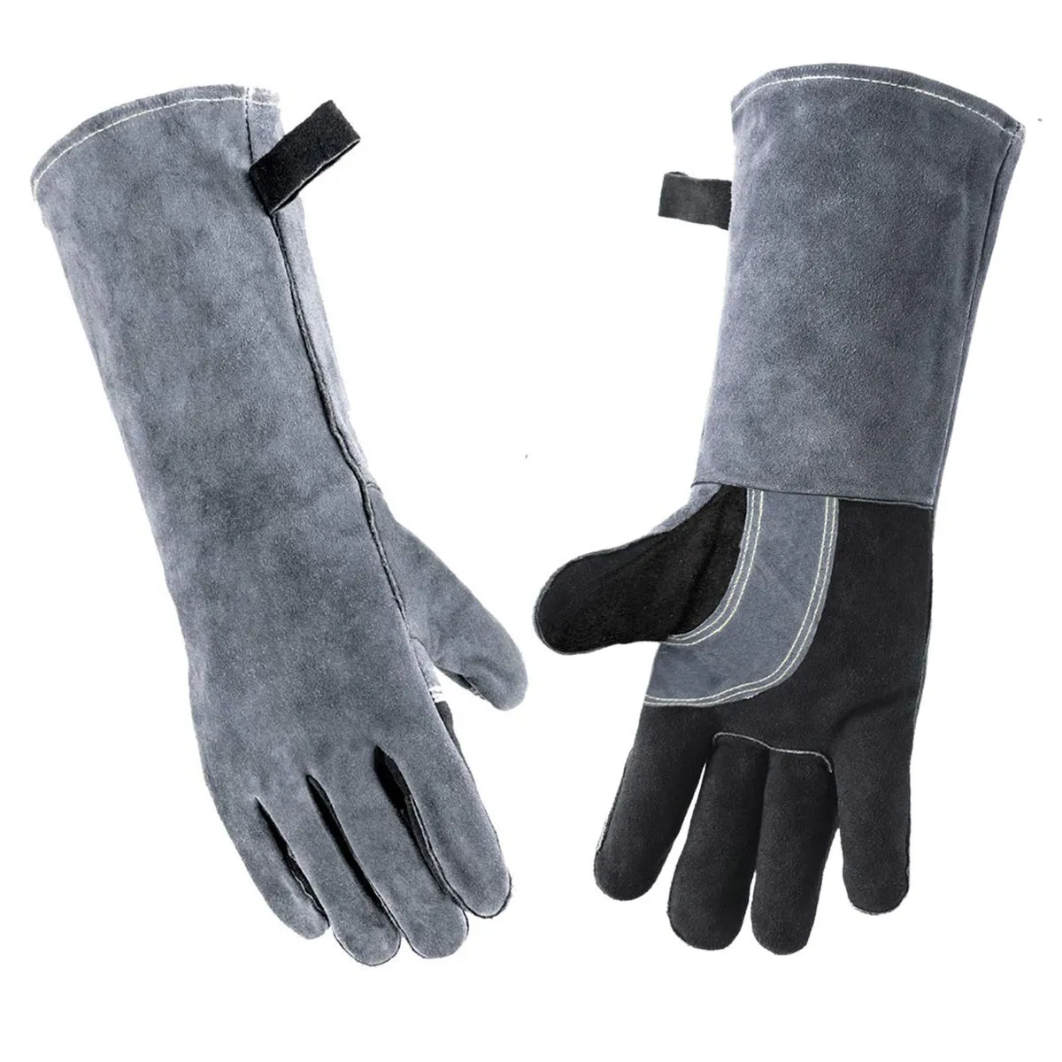 Thermal Insulation Gloves Cowhide Heat-Resistant Welding Safety Gloves