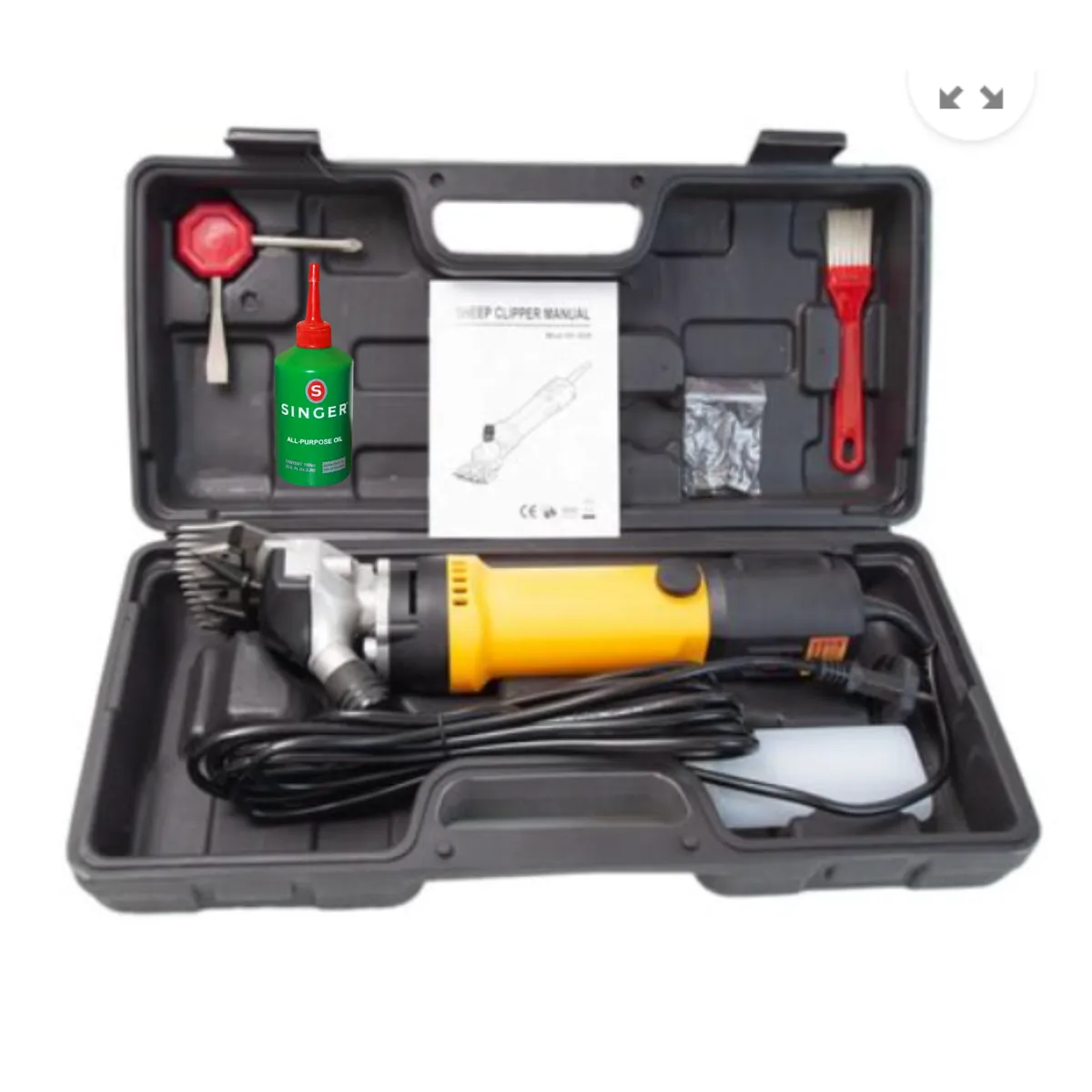 Sheep Shears with 13 Teeth, 6 Speeds, 2800rpm/min, 850W with Shearing Guide