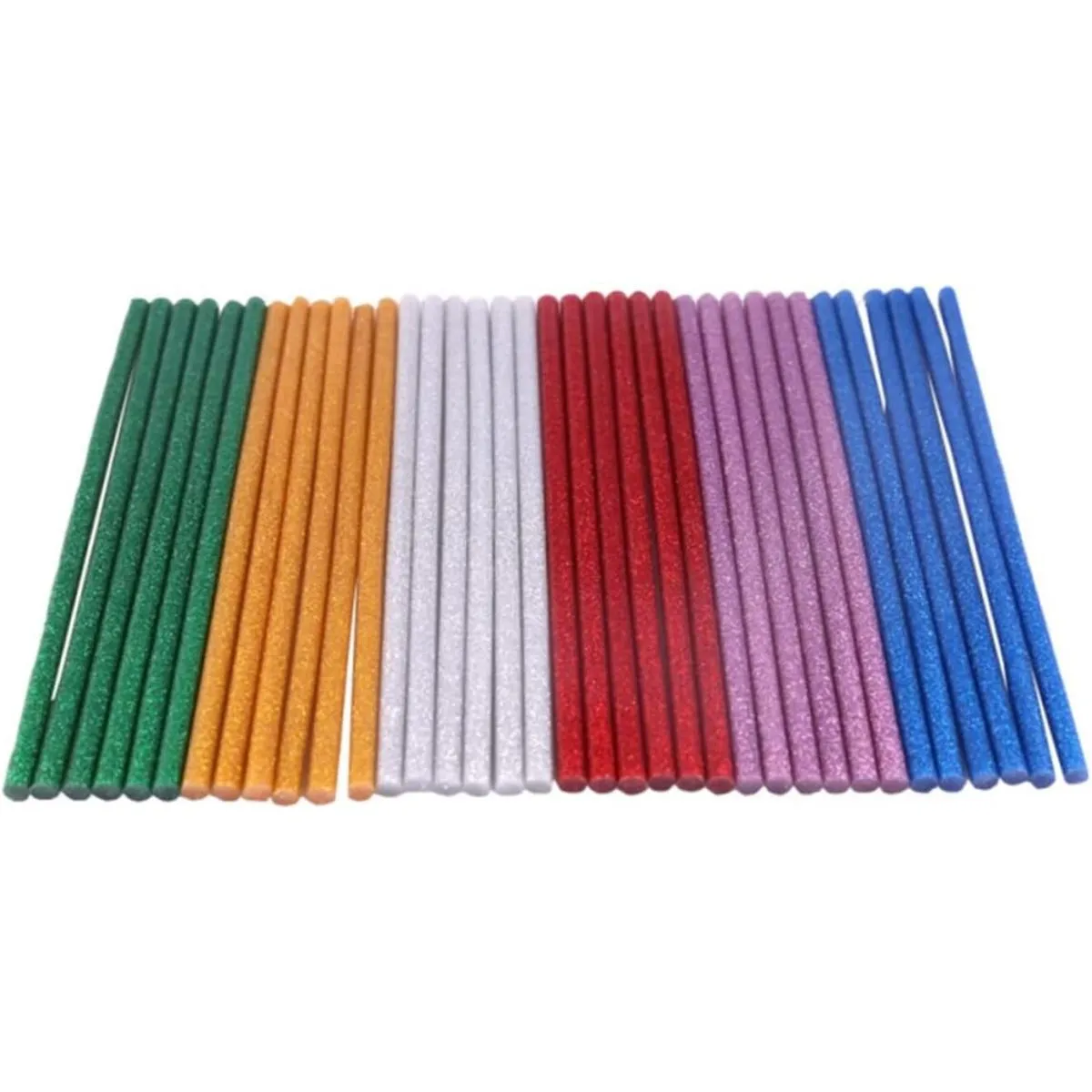 60 Pcs Mini Hot Melt Glue Sticks Glitter Best for DIY Projects