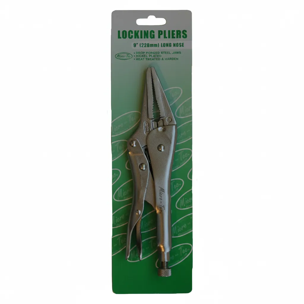 Locking Long Nose Pliers 230 mm - Durable Gripping Tool