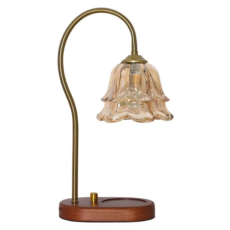 Lily of the Valley Wax Lamp French Vintage Flame-Free Scented Table Lamp