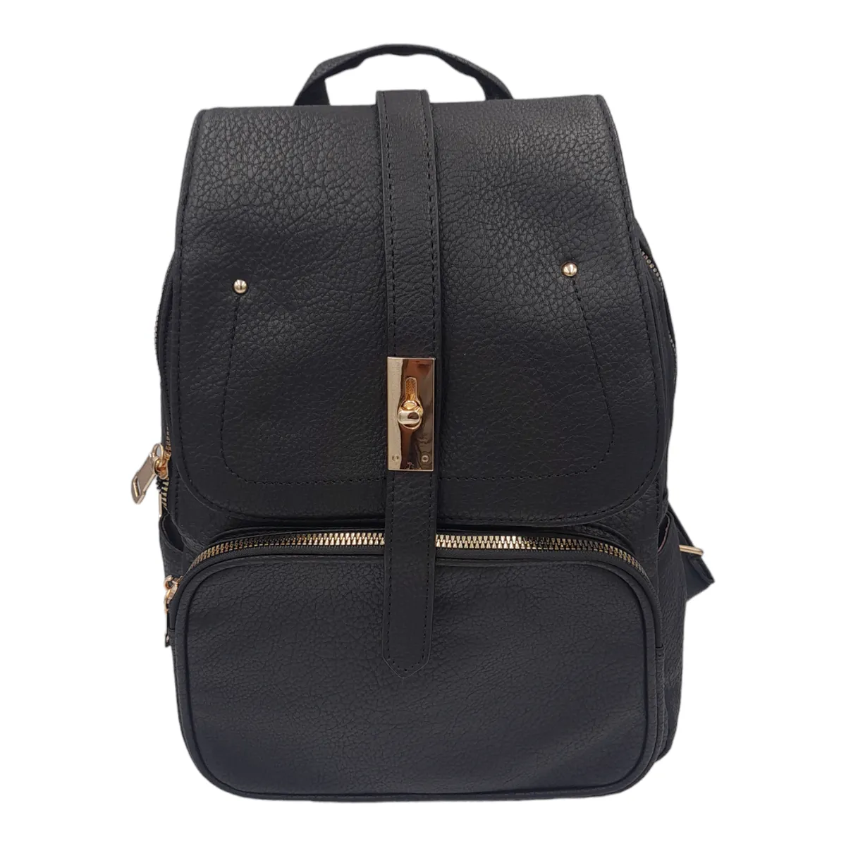Ladies Bag Backpacks Handbags for Women Carry On Bags Elegant Backpack - Black