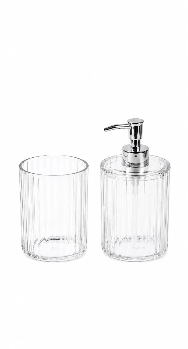 Andoora Glass Bathroom Set
