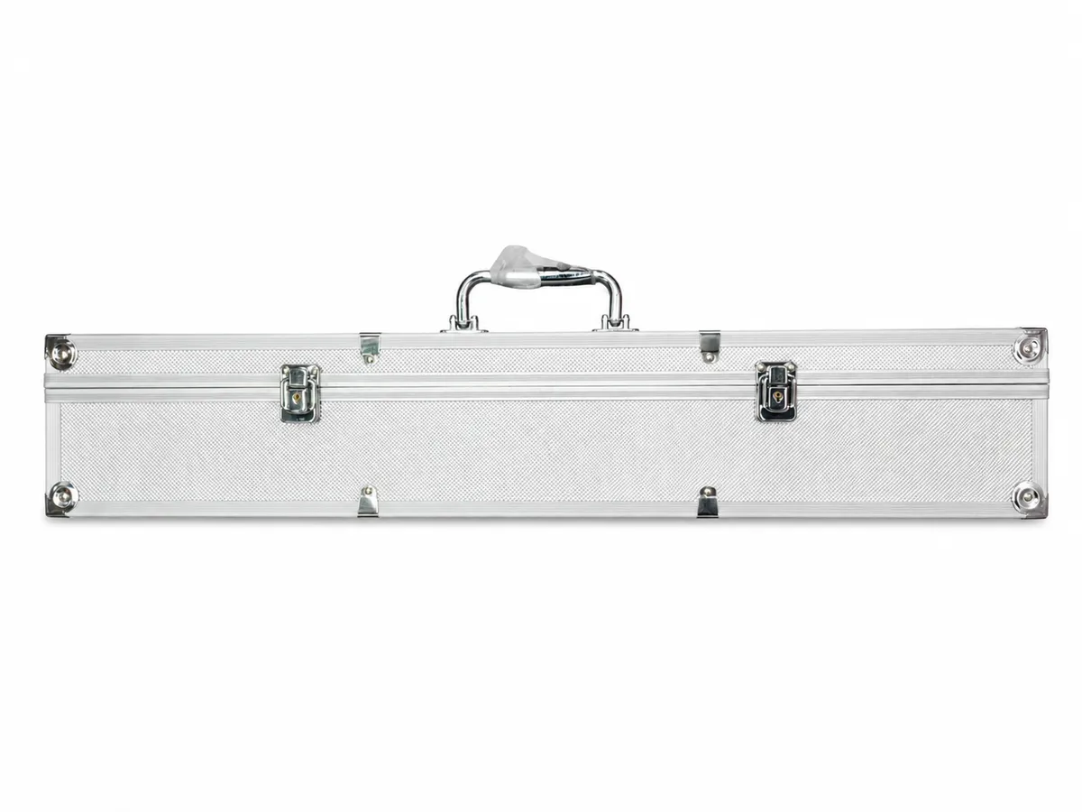72cm Photography Aluminium Lockable Carry Case - Silver Storage (ZZT)