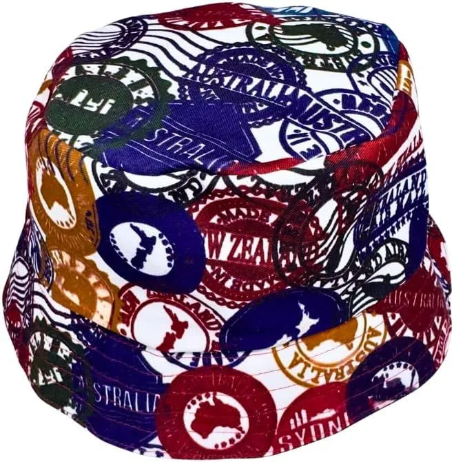 Australian Postage Stamps Bucket Hat by Tribe Afrique