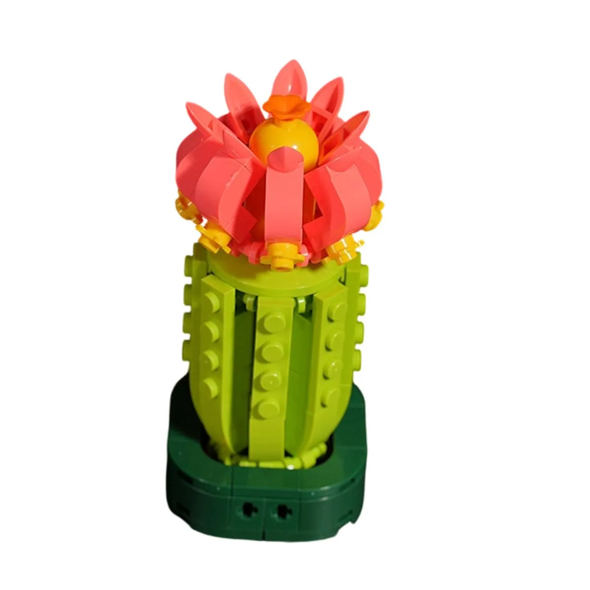 Succulent planter building block set, DIY artificial potted plants, packof1