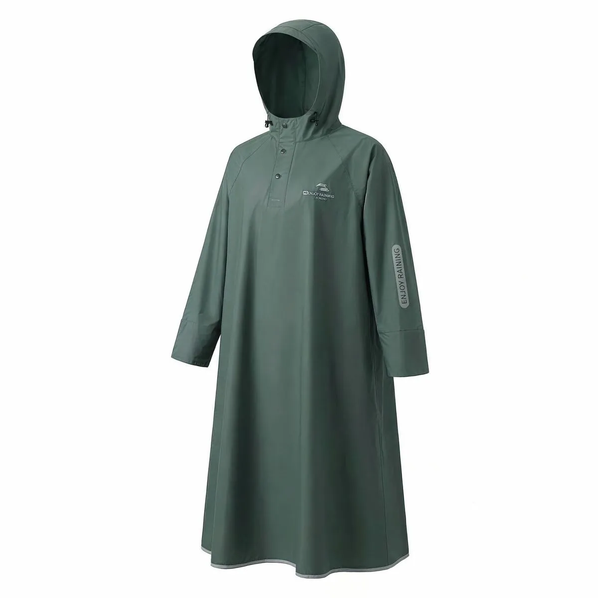 Turquoise Raincoat - Heavy - Rain Resistant Dark Green