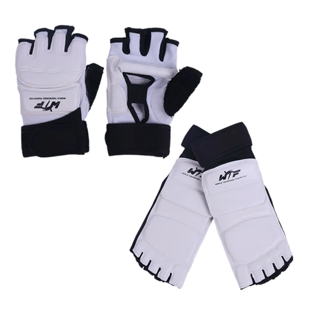 MMA Gloves Half Finger Boxing Combat Foot Protector for Taekwondo Training