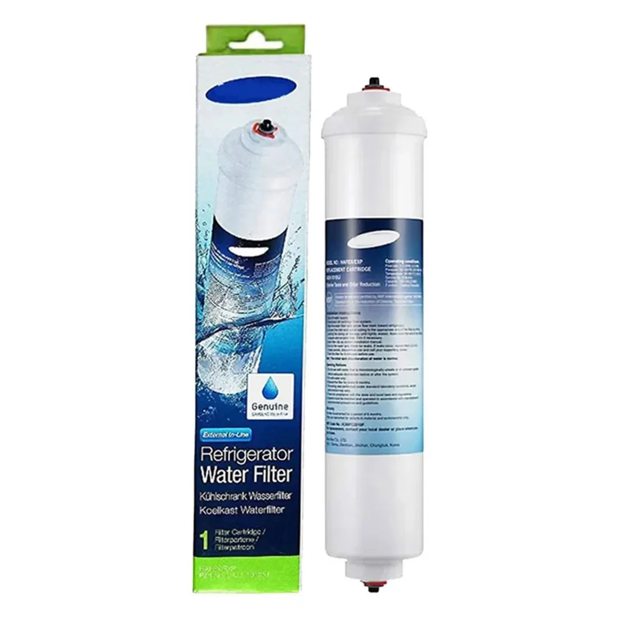 Refrigerator Filter, Element Water Purifier Filter Activated Carbon Rod