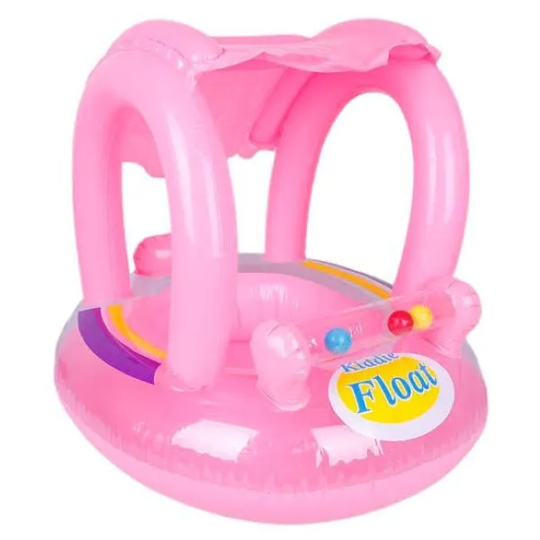 Baby Boat with Sun Shade Pink