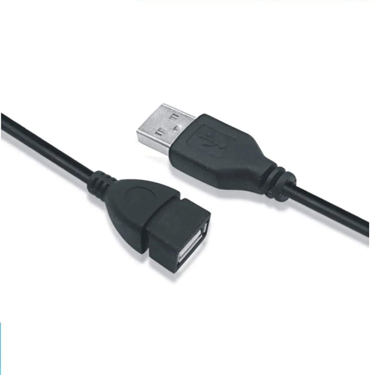 USB Male-to-Female Extension Cord with Luggage Buckle Sleeve