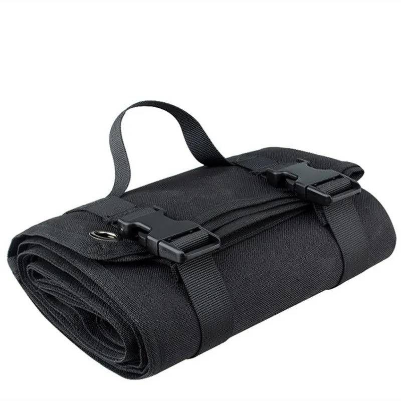 Portable Outdoor Camping Tactical Training Shooting Mat Anti Slip Pad - Black