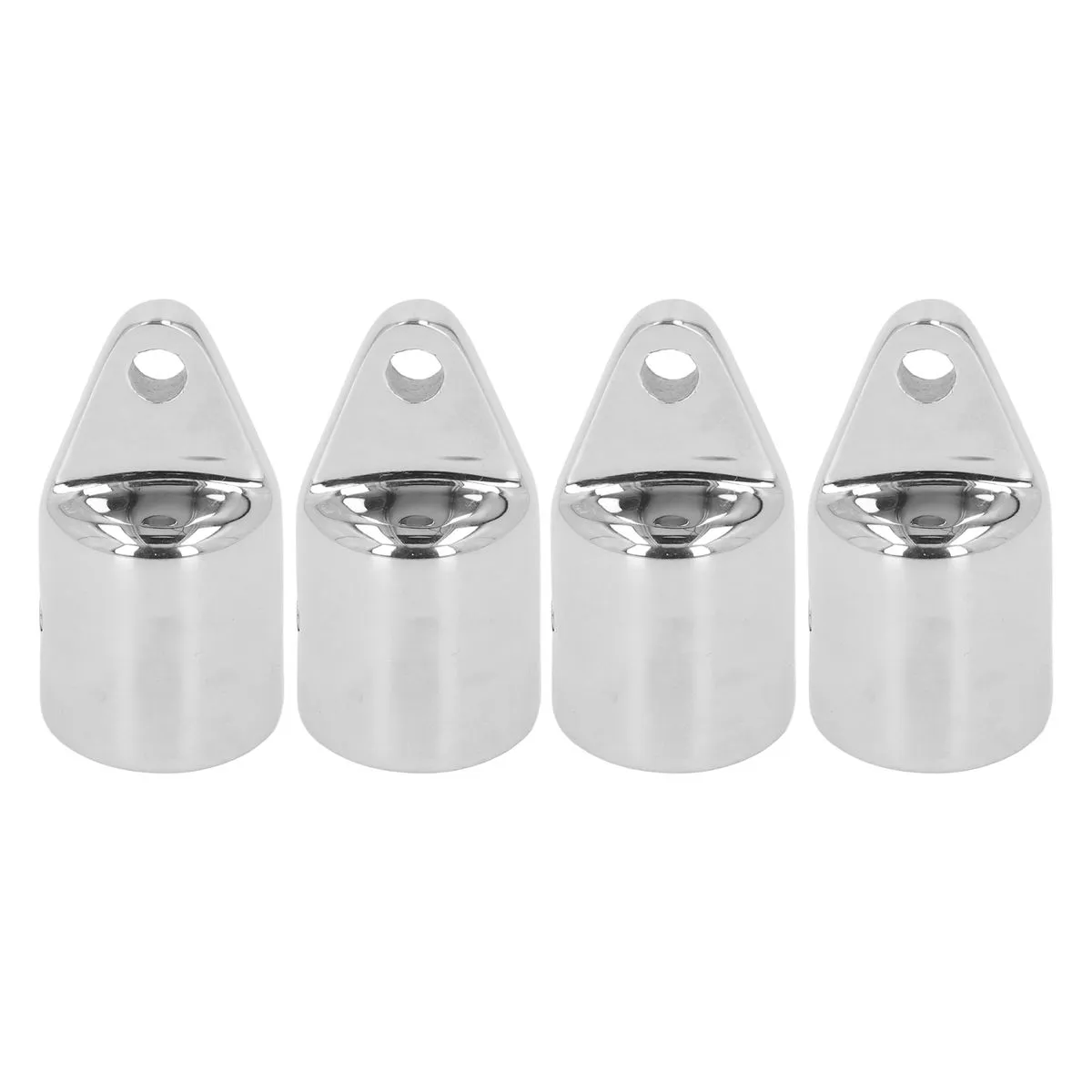 4PCS Stainless Steel Sunshade Top Eye End Cap Boat Fittings
