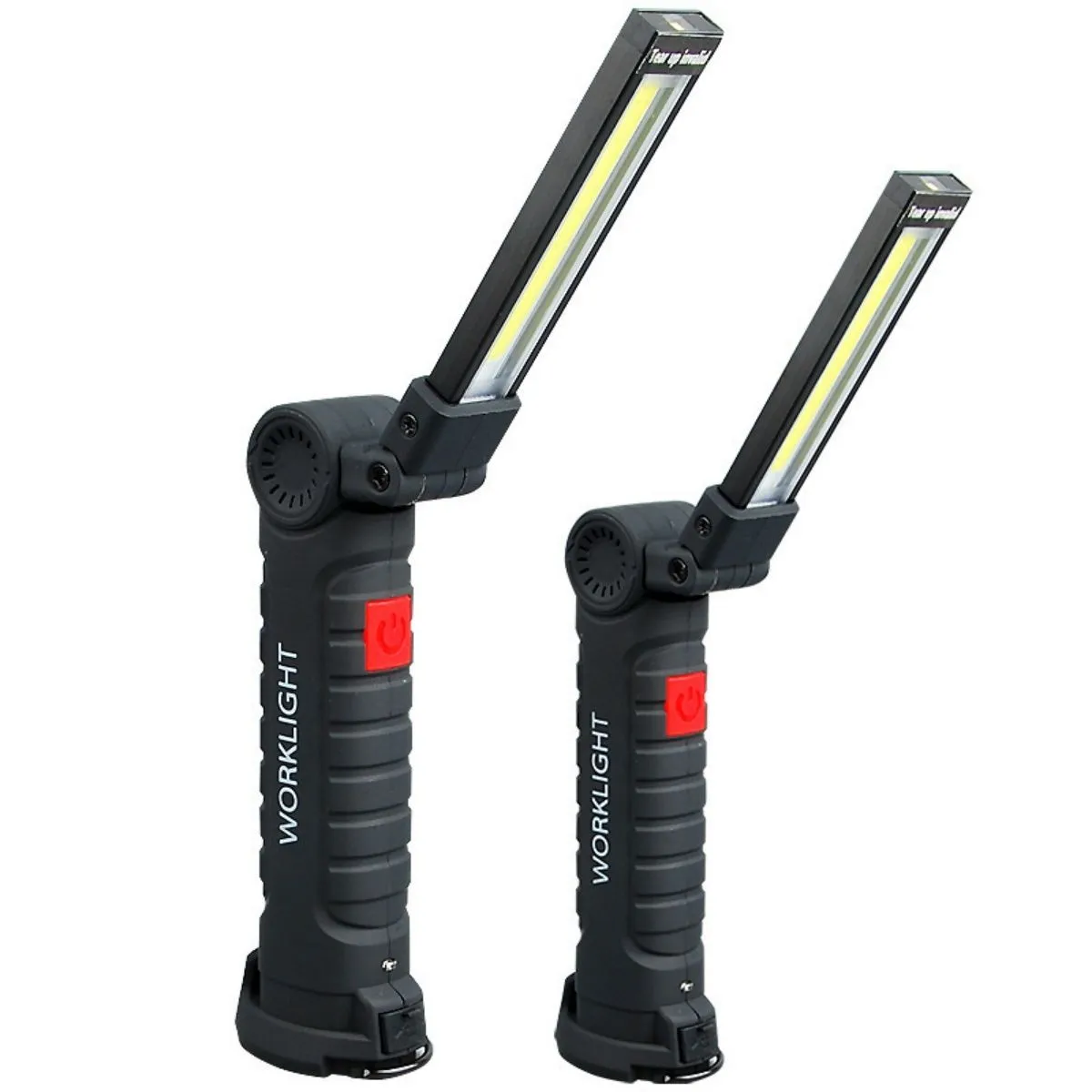 2-Pack LED Work Lights, Flashlight Hand Tools Magnetic Worklight COB Light